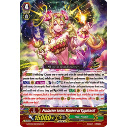 Vanguard_TCG_card_G-FC02_024ENRRR_Protector_Lotus_Maiden_of_Yggdrasil_Fighters_Collection_2016