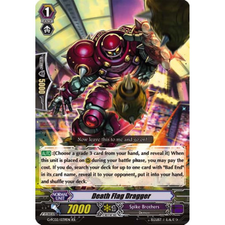 Vanguard_TCG_card_G-FC02_039ENRR_Death_Flag_Dragger_Fighters_Collection_2016