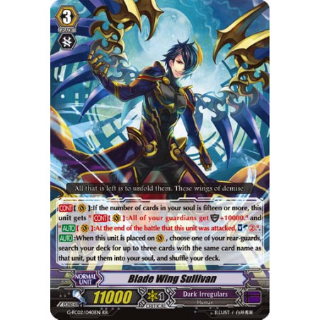 Vanguard_TCG_card_G-FC02_040ENRR_Blade_Wing_Sullivan_Fighters_Collection_2016