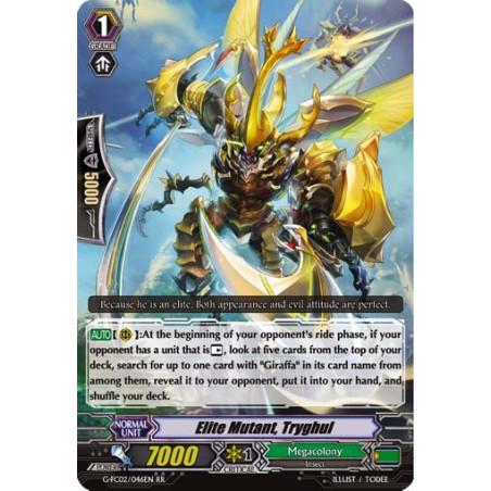Vanguard_TCG_card_G-FC02_046ENRR_Elite_Mutant_Tryghul_Fighters_Collection_2016