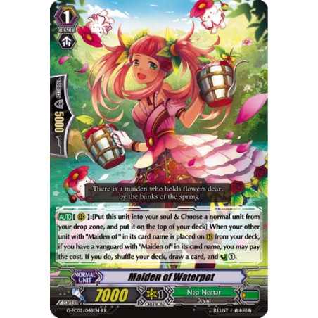Vanguard_TCG_card_G-FC02_048ENRR_Maiden_of_Waterpot_Fighters_Collection_2016