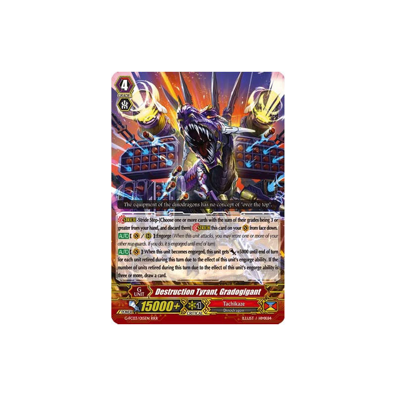 Vanguard_TCG_card_G-FC03_015ENRRR_Destruction_Tyrant_Gradogigant_Fighters_Collection_2016