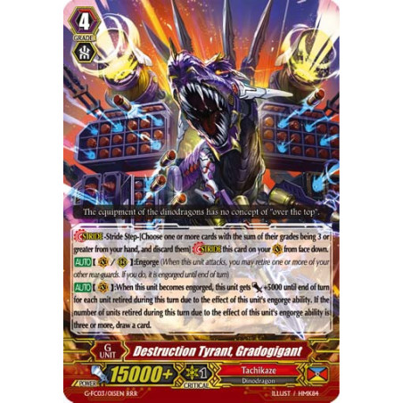 Vanguard_TCG_card_G-FC03_015ENRRR_Destruction_Tyrant_Gradogigant_Fighters_Collection_2016