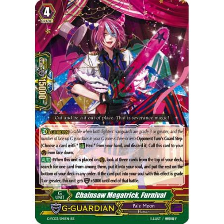 Vanguard_TCG_card_G-FC03_041ENRR_Chainsaw_Megatrick_Furnival_Fighters_Collection_2017