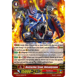 Vanguard_TCG_card_G-FC04_009ENGR_Destruction_Tyrant_Volcantyranno_Fighters_Collection_2017