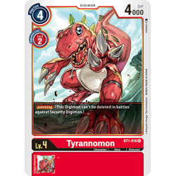 BT1-016 R Tyrannomon Digimon
