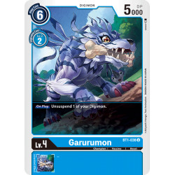BT1-036 U Garurumon Digimon