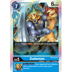 BT1-041 SR Zudomon Digimon