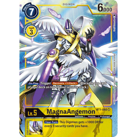 MagnaAngemon BT1-060 SR Digimon Card Game BT01-03 Booster Ver 1.0