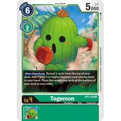 BT1-074 R Togemon Digimon