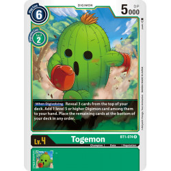 Digimon TCG BT1-074 Togemon...