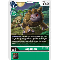 Digimon TCG BT1-078 Jagamon...