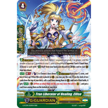 Vanguard_TCG_card_G-FC04_029ENRRR_True_Liberator_of_Healing_Ellise_Fighters_Collection_2017