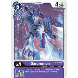 BT2-073 C Garurumon Digimon