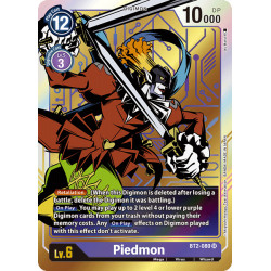 BT2-080 SR Piedmon Digimon...