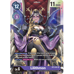 BT3-091 SR Lilithmon Digimon