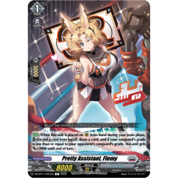 Vanguard_TCG_card_DZ-BT11_091EN_C_Pretty_Assistant_Flemy_Symphony_of_Might_Bloom