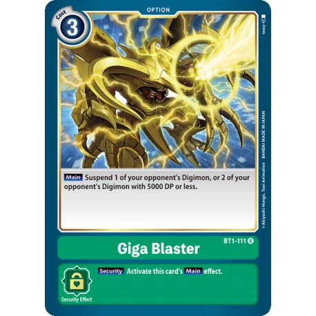 BT1-111 R Giga Blaster Option
