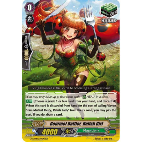 Vanguard_TCG_card_G-FC04_070ENRR_Gourmet_Battler_Relish_Girl_Fighters_Collection_2017