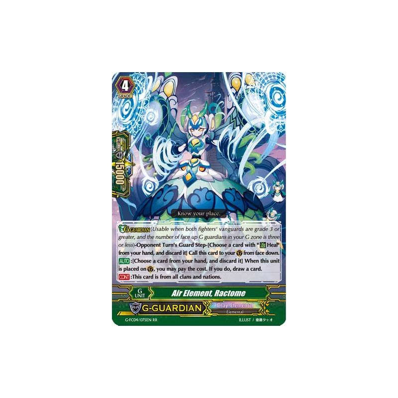 Vanguard_TCG_card_G-FC04_075ENRR_Air_Element_Ractome_Fighters_Collection_2017