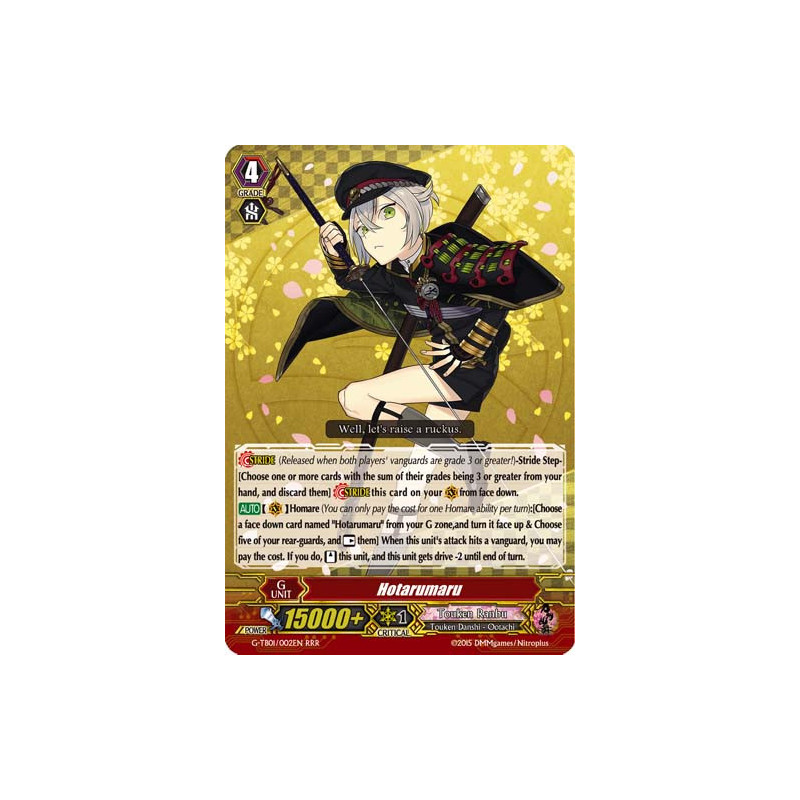 Vanguard_TCG_card_G-TB01_002EN_RRR_Hotarumaru_Touken_Ranbu_-ONLINE-