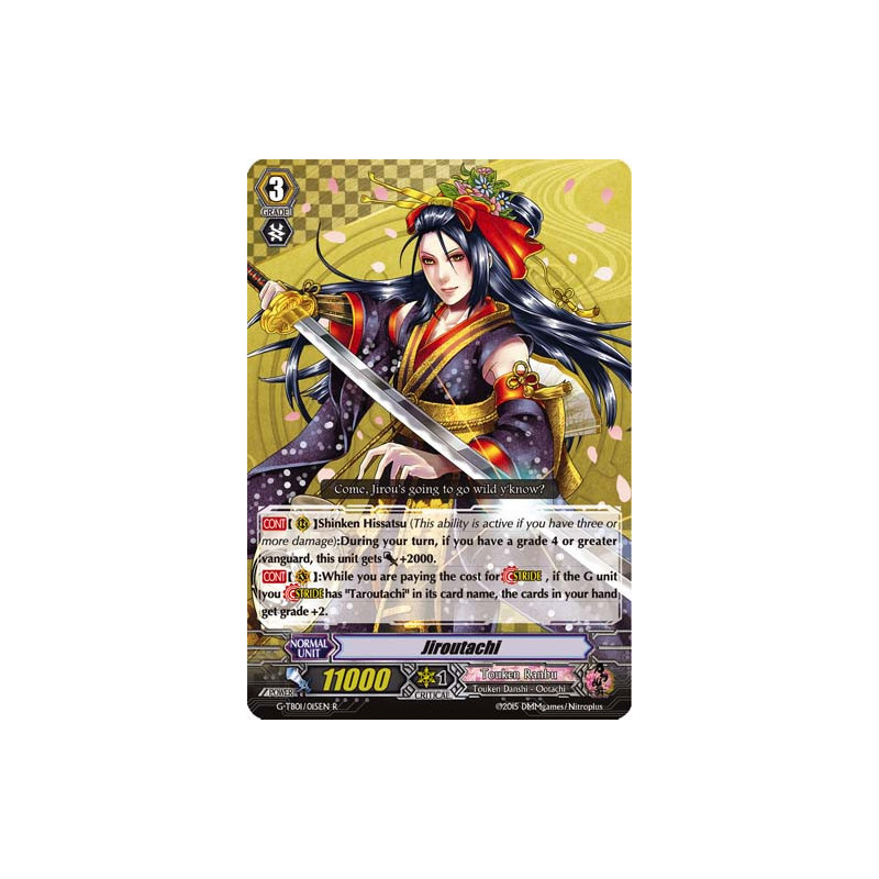 Vanguard_TCG_card_G-TB01_015EN_R_Jiroutachi_Touken_Ranbu_-ONLINE-