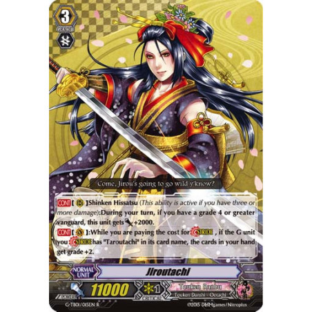 Vanguard_TCG_card_G-TB01_015EN_R_Jiroutachi_Touken_Ranbu_-ONLINE-