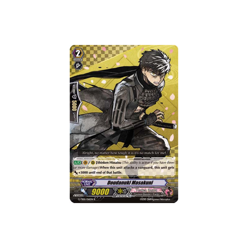 Vanguard_TCG_card_G-TB01_016EN_R_Doudanuki_Masakuni_Touken_Ranbu_-ONLINE-