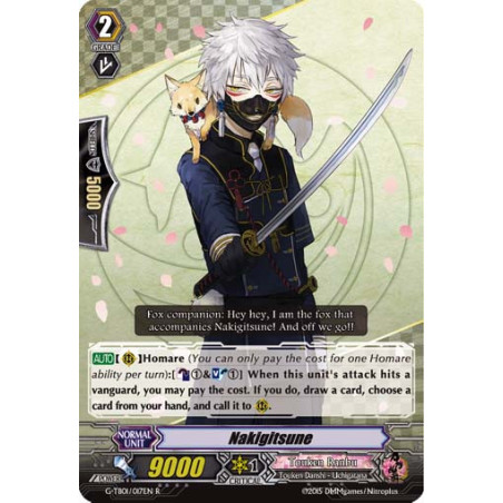 Vanguard_TCG_card_G-TB01_017EN_R_Nakigitsune_Touken_Ranbu_-ONLINE-