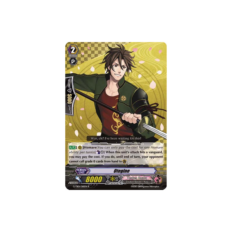 Vanguard_TCG_card_G-TB01_018EN_R_Otegine_Touken_Ranbu_-ONLINE-