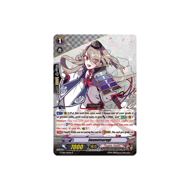 Vanguard_TCG_card_G-TB01_019EN_R_Imanotsurugi_Touken_Ranbu_-ONLINE-