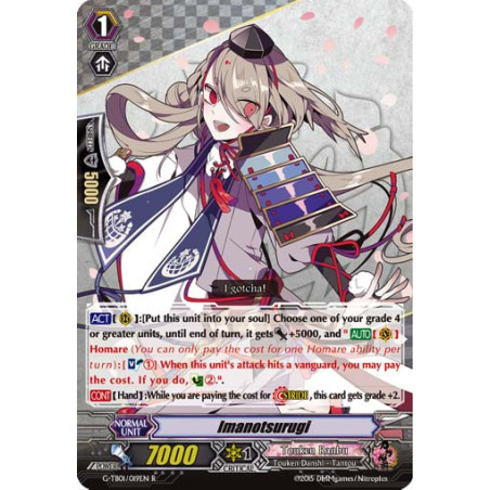 Vanguard_TCG_card_G-TB01_019EN_R_Imanotsurugi_Touken_Ranbu_-ONLINE-