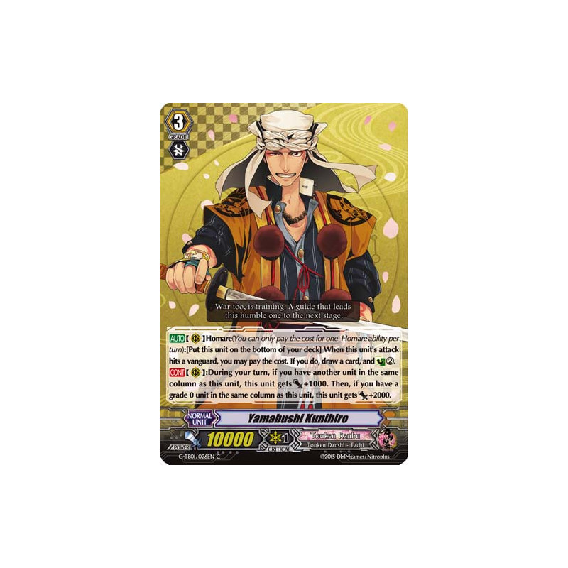 Vanguard_TCG_card_G-TB01_026EN_C_Yamabushi_Kunihiro_Touken_Ranbu_-ONLINE-