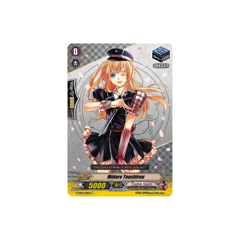 Vanguard_TCG_card_G-TB01_038EN_C_Midare_Toushirou_Touken_Ranbu_2_-ONLINE-