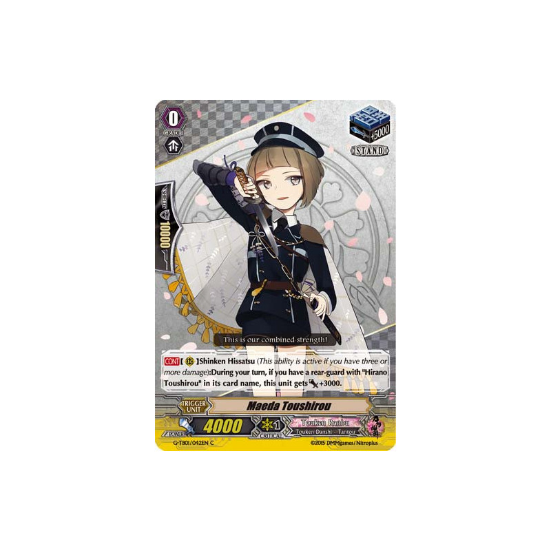 Vanguard_TCG_card_G-TB01_042EN_C_Maeda_Toushirou_Touken_Ranbu_2_-ONLINE-
