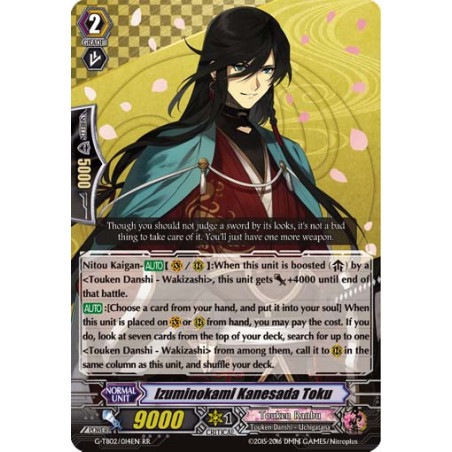 Vanguard_TCG_card_G-TB02_014EN_RR_Izuminokami_Kanesada_Toku_Touken_Ranbu_2_-ONLINE-