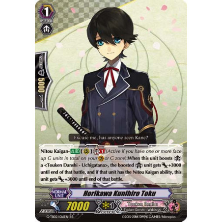Vanguard_TCG_card_G-TB02_016EN_RR_Horikawa_Kunihiro_Toku_Touken_Ranbu_2_-ONLINE-