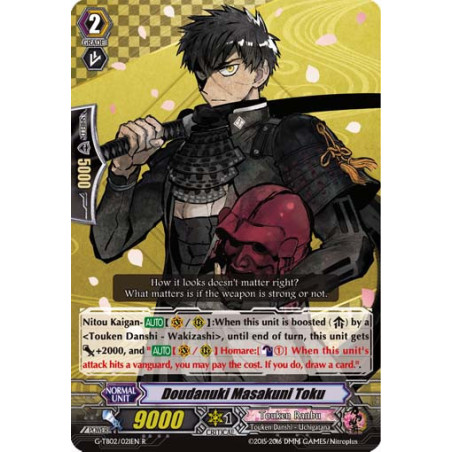 Vanguard_TCG_card_G-TB02_021EN_R_Doudanuki_Masakuni_Toku_Touken_Ranbu_2_-ONLINE-