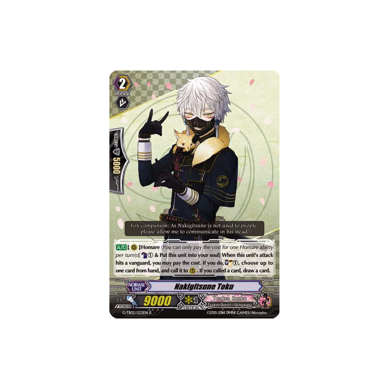 Vanguard_TCG_card_G-TB02_022EN_R_Nakigitsune_Toku_Touken_Ranbu_2_-ONLINE-