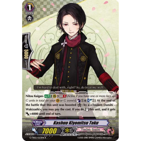 Vanguard_TCG_card_G-TB02_023EN_R_Kashuu_Kiyomitsu_Toku_Touken_Ranbu_2_-ONLINE-