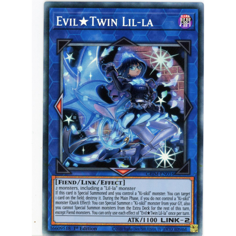 GEIM-EN016 Evil★Twin Lil-la Genesis Impact - Card Yu-gi-oh