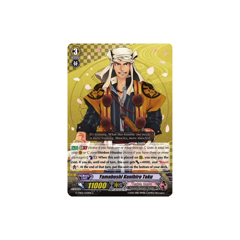 Vanguard_TCG_card_G-TB02_030EN_C_Yamabushi_Kunihiro_Toku_Fighters_Collection_2016
