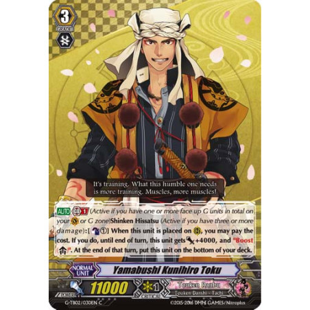 Vanguard_TCG_card_G-TB02_030EN_C_Yamabushi_Kunihiro_Toku_Fighters_Collection_2016