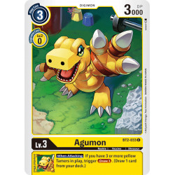 BT2-033 C Agumon Digimon