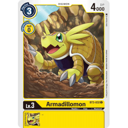BT3-032 C Armadillomon Digimon