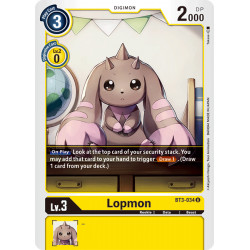 BT3-034 U Lopmon Digimon