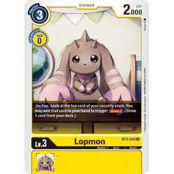 Digimon TCG BT3-034 Lopmon...