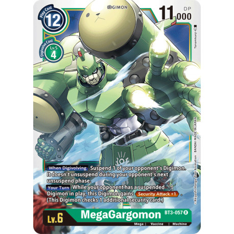 Digimon TCG MegaGargomon R BT3-057 NM Englisch 