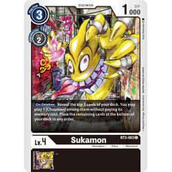 BT3-063 C Sukamon Digimon
