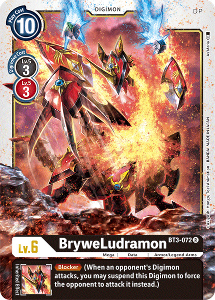 Bt3 072 R Bryweludramon Digimon Release Special Booster Ver 1 5 Digimon Card Game